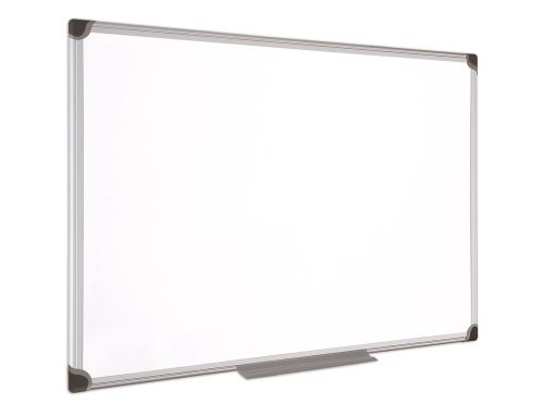 Quadro branco bi-office magnetica maya w ceramica vitrificada moldura de aluminio 180 x 90 cm com bandeja para acessorio , Bi-office , 78130 , 5603750540137